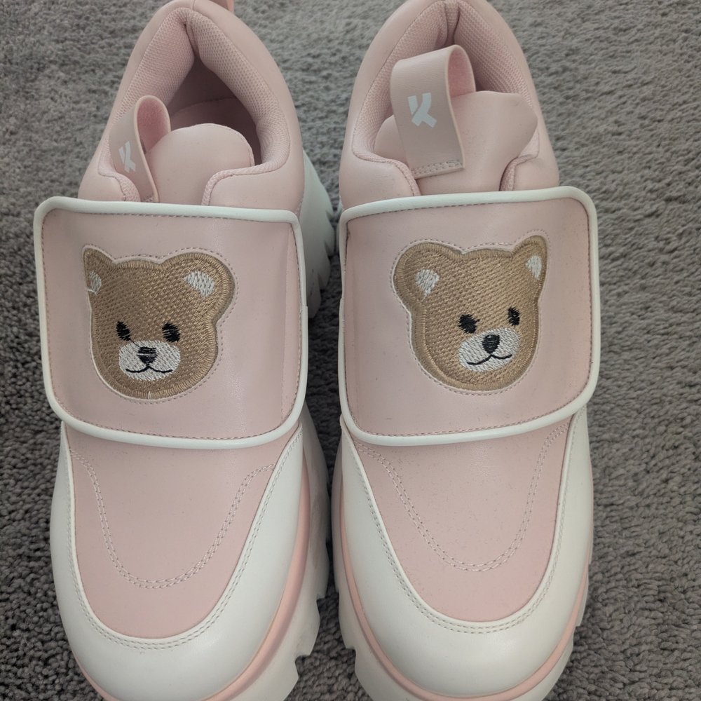 KOI Pink Bear Sneakers